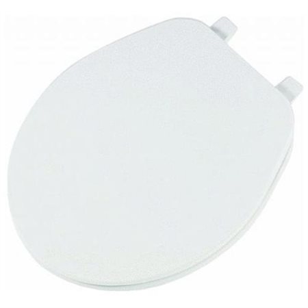 TOILET SEAT RND PLST WH