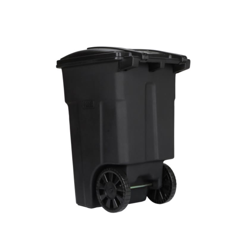 TOTER GARBAGE CAN BLACK 48GL