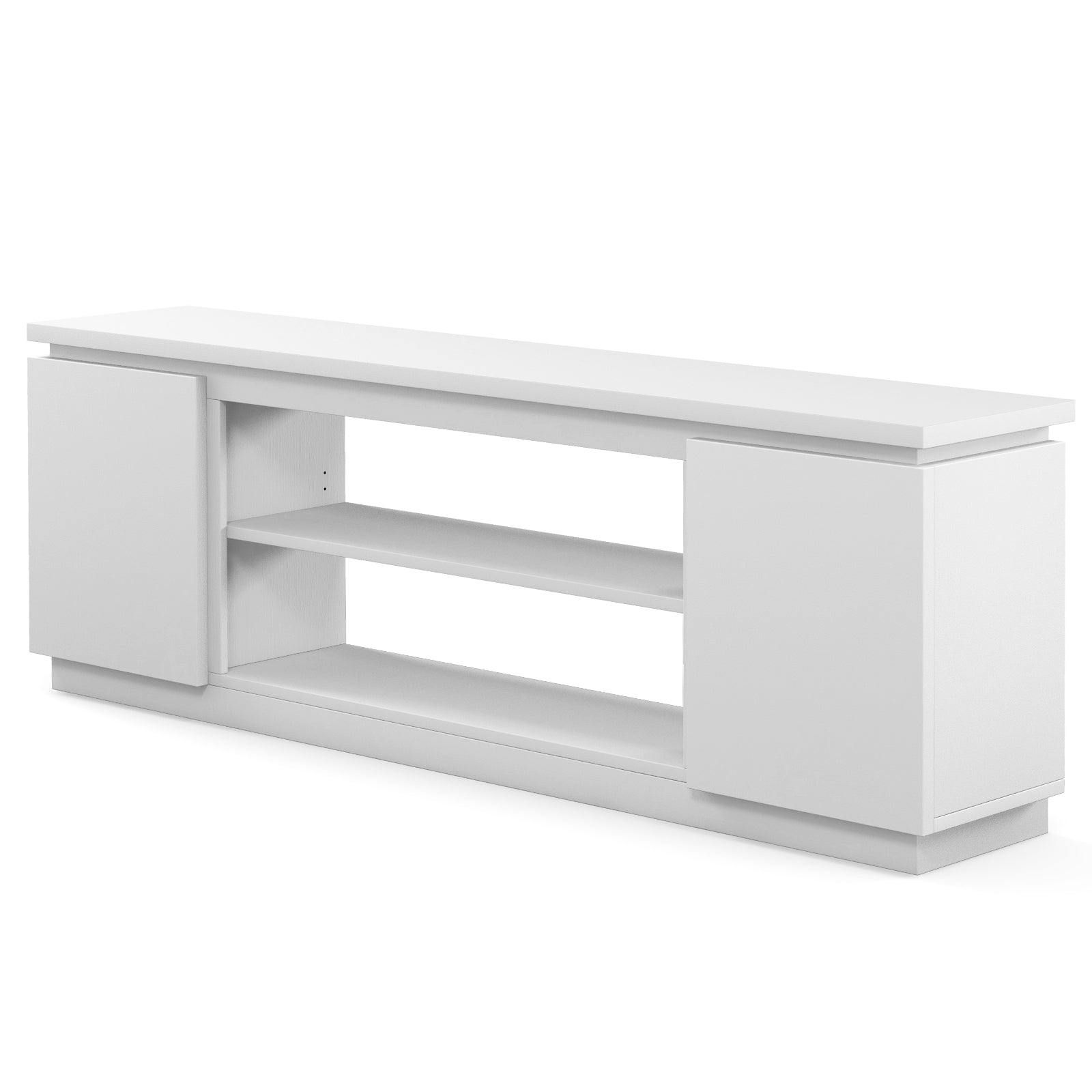 TV Cabinet with 3 Adjustable Shelves and Anti-Tipping Kits for TVs up to 80 Inch