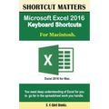 Microsoft Excel 2016 Keyboard Shortcuts For Macintosh - Paperback