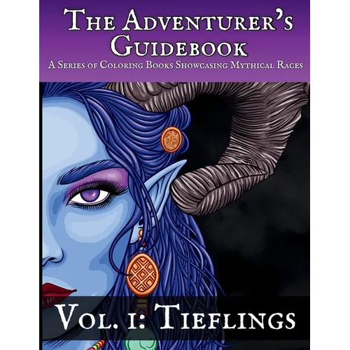 Tieflings: A Coloring Book Showcasing a Mythical Race - Paperback