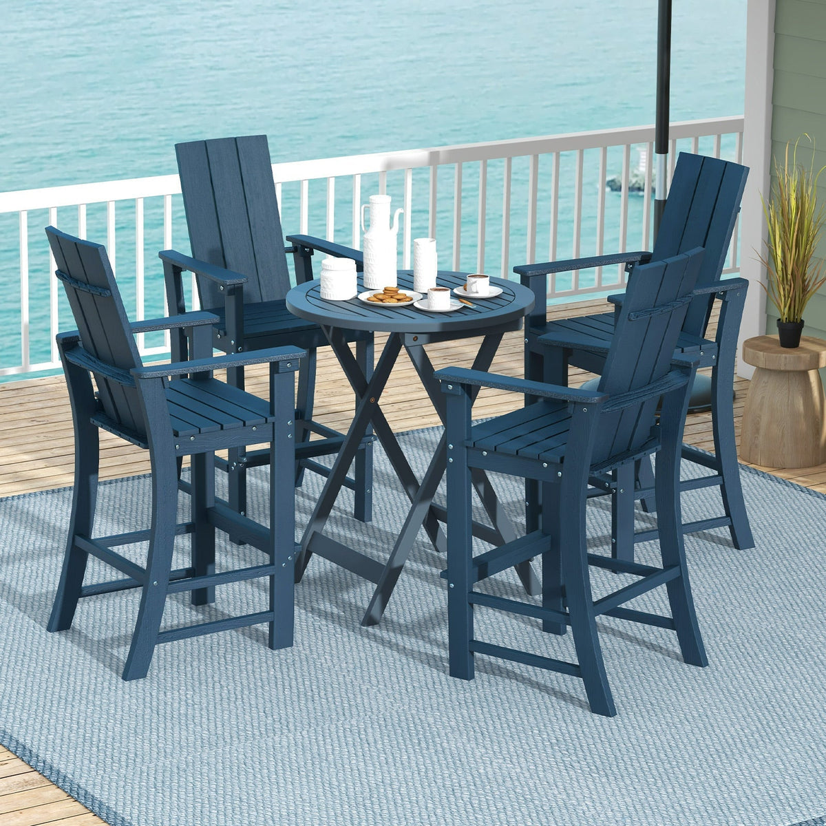 Set of 2 Fabric Upholstered Dining Chairs with Nailhead