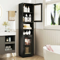 Tall Bathroom Storage Cabinet 67 Inches Freestanding Storage Organizer