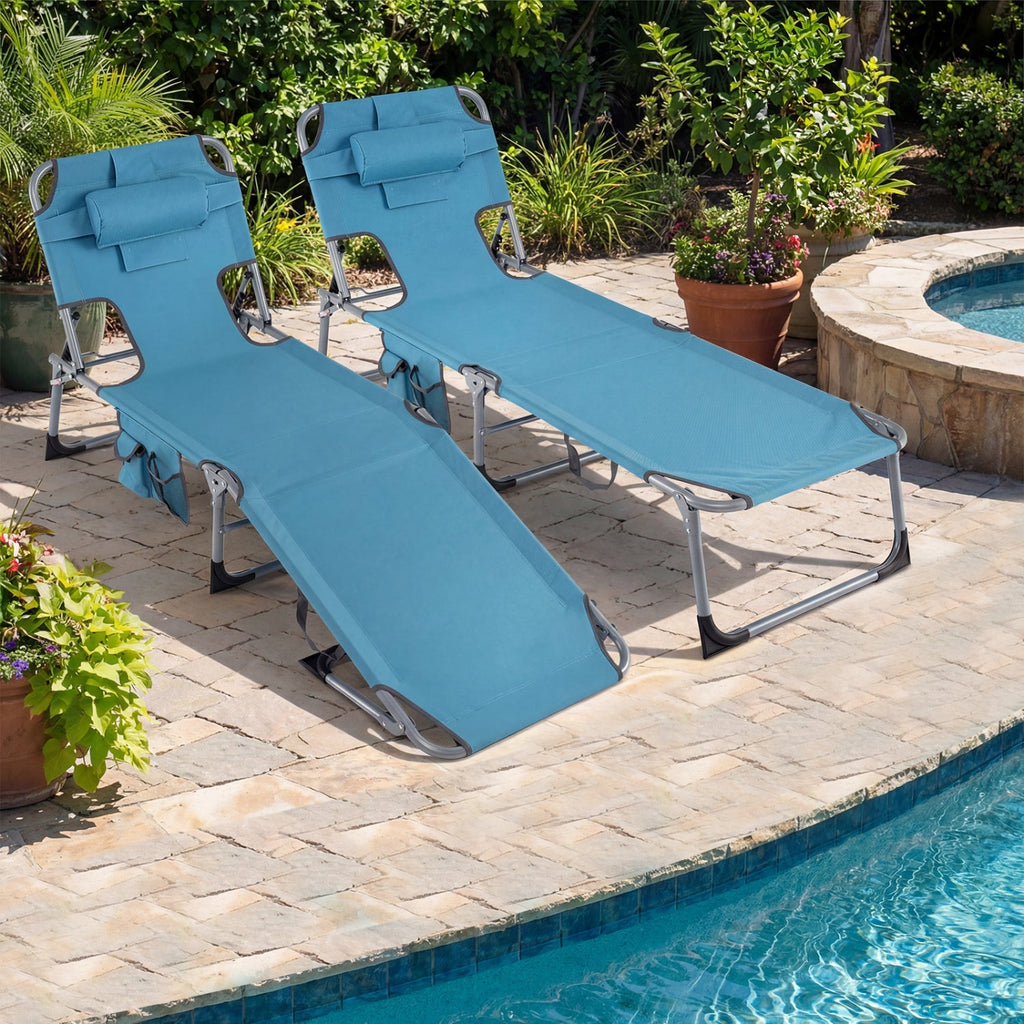 Tanning Chair with Face Arm Holes Folding Chair
