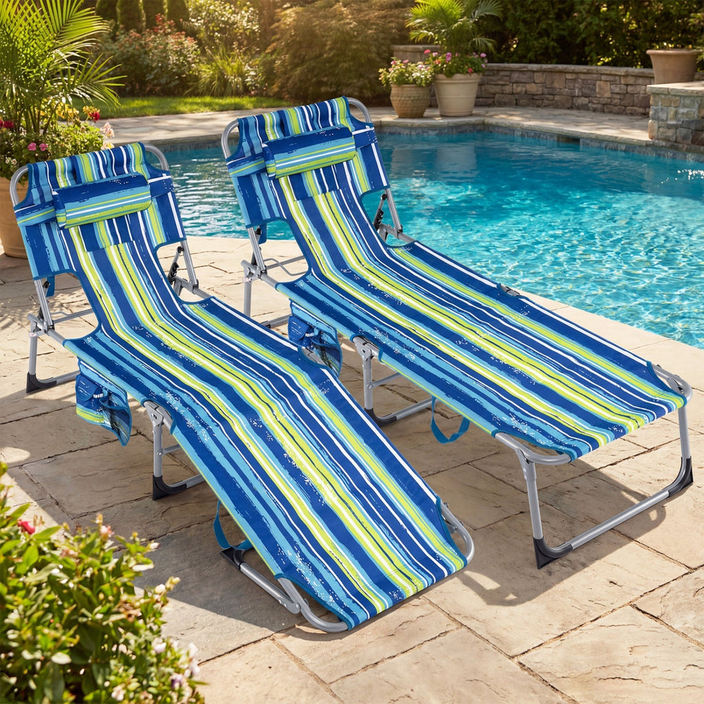 Tanning Chair with Face Arm Holes Folding Chair