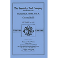 Sandusky Tool Co. 1925 Catalog: Catalog No. 25, September 1st, 1925 - Paperback