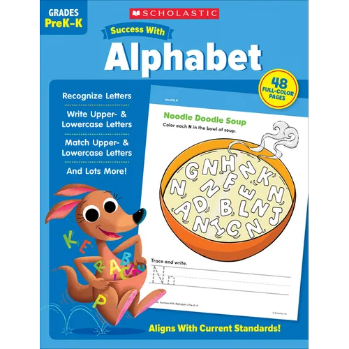 Scholastic Success with Alphabet Workbook - Paperback