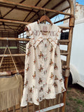 The Embroidered Cowboy Print Dress