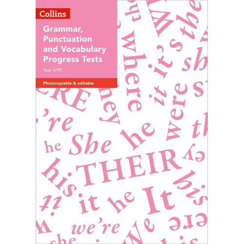 Year 4/P5 Grammar, Punctuation and Vocabulary Progress Tests - Paperback