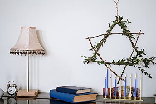Tin Menorah with Painting