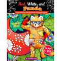 Red, White, and Panda: An Educational Red Panda Coloring Book for Adults and Children - Paperback