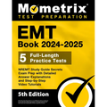 EMT Book 2024-2025 - 5 Full-Length Practice Tests, Nremt Study Guide Secrets Exam Prep with Detailed Answer Explanations and Step-By-Step Video Tutori - Paperback