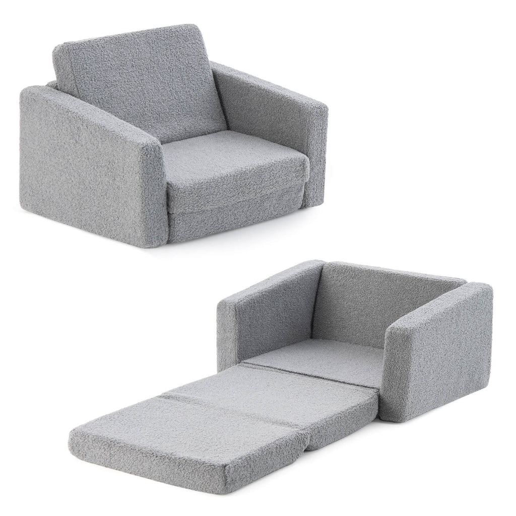 2-in-1 Children’s Convertible Sofa to Lounger-L