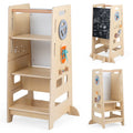 Toddler Standing Tower with Adjustable Height & Blackboard