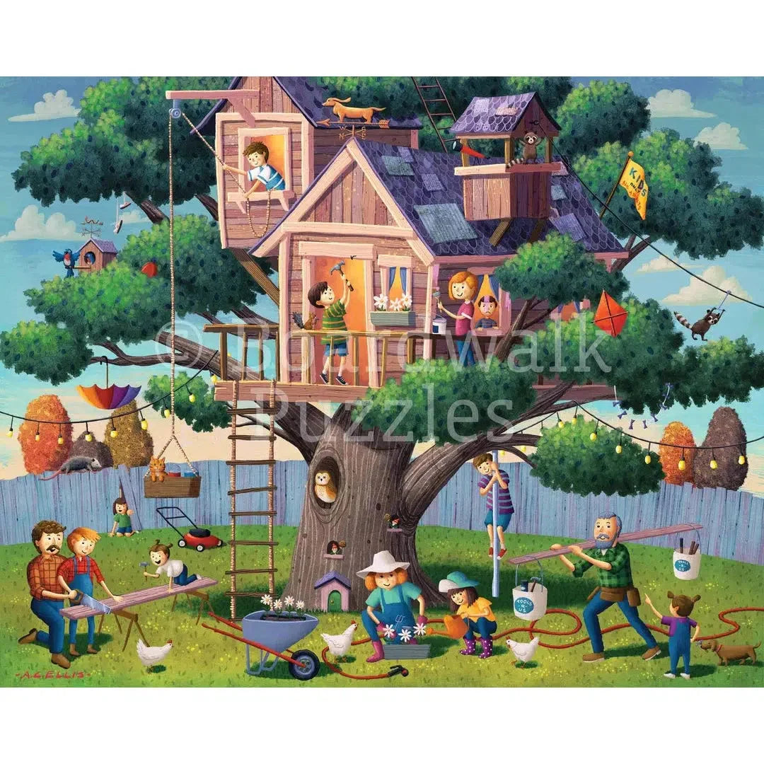 Tree House Adventure 500 Piece Jigsaw Puzzle Boardwalk