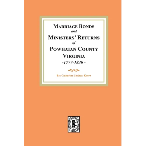 Powhatan County Marriages, 1777-1830 - Paperback