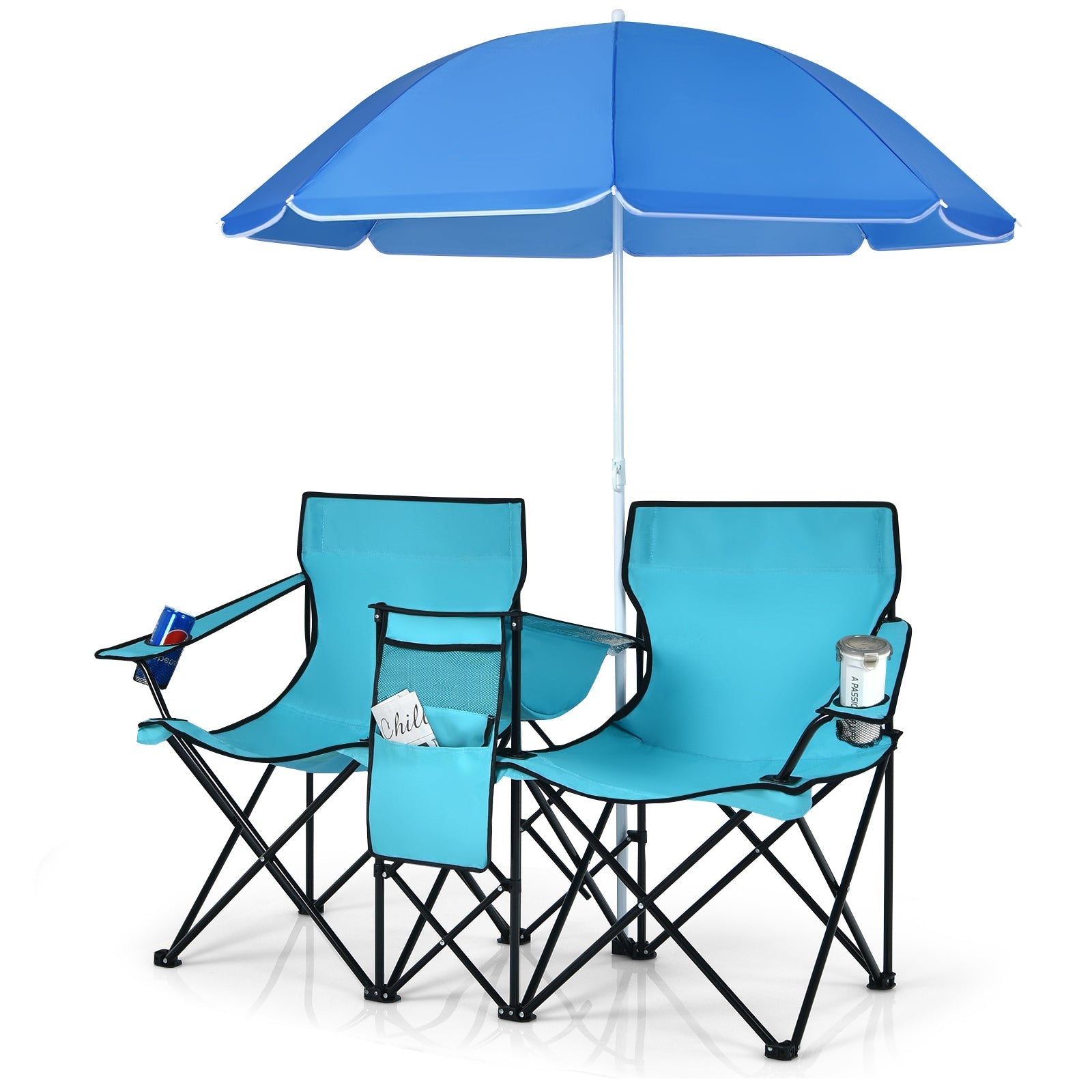 Portable Folding Picnic Double Chair