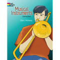 Musical Instruments Coloring Book - Paperback