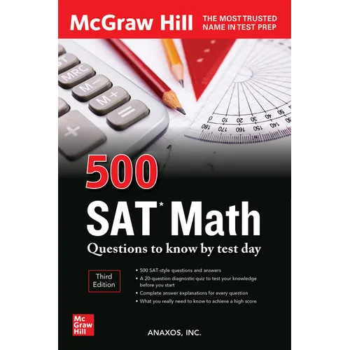 500 SAT Math Questions to Know by Test Day, Third Edition - Paperback