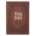 KJV Bible Thinline Brown - Leather