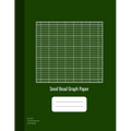 Seed Bead Graph Paper: Beadwork Paper, Seed Beading Grid Paper, Beading on a Loom, 100 Sheets, Green Cover (8.5x11) - Paperback