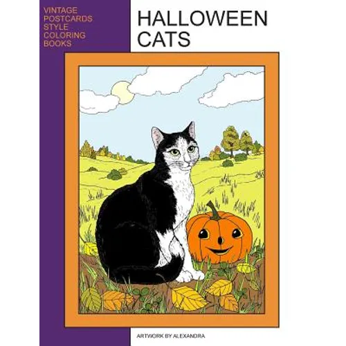 Halloween Cats: Coloring Book - Paperback