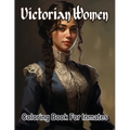 Victorian woman coloring book for inmates - Paperback