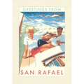 Vintage Lined Notebook Greetings from San Rafael, California - Paperback