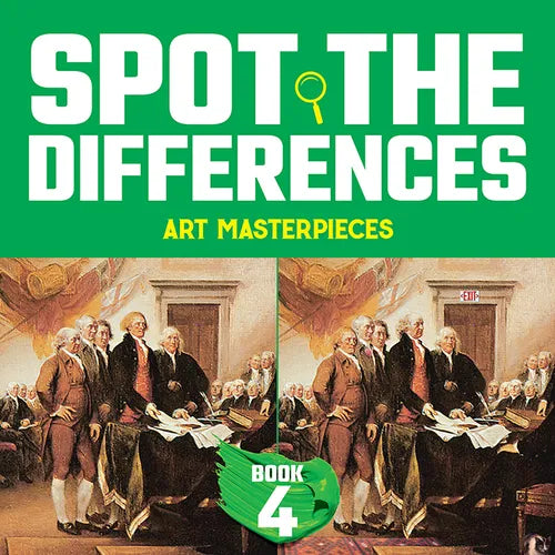 Spot the Differences: Art Masterpieces, Book 4 - Paperback