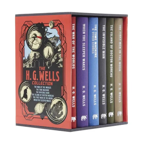 The H. G. Wells Collection: Deluxe 6-Book Hardcover Boxed Set - Boxed Set