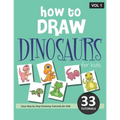 How to Draw Dinosaurs for Kids - Volume 1 - Paperback