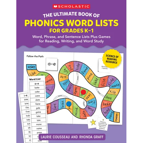 The Ultimate Book of Phonics Word Lists: Grades K-1 - Paperback