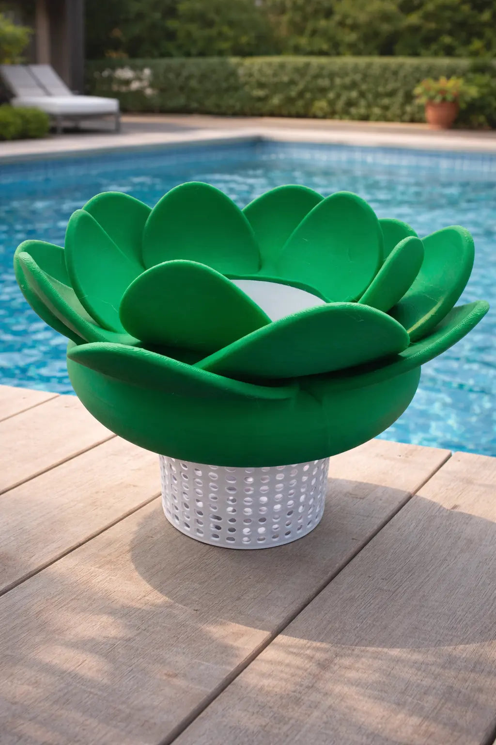 Floating Flower Can Holder — Pool Drink Float | 3D Printed