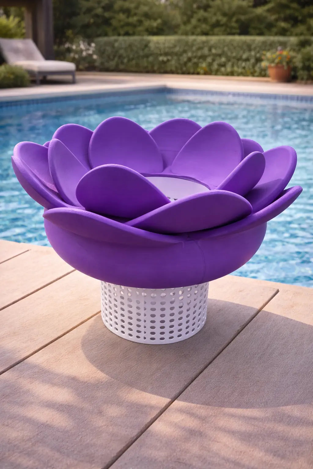 Floating Flower Can Holder — Pool Drink Float | 3D Printed