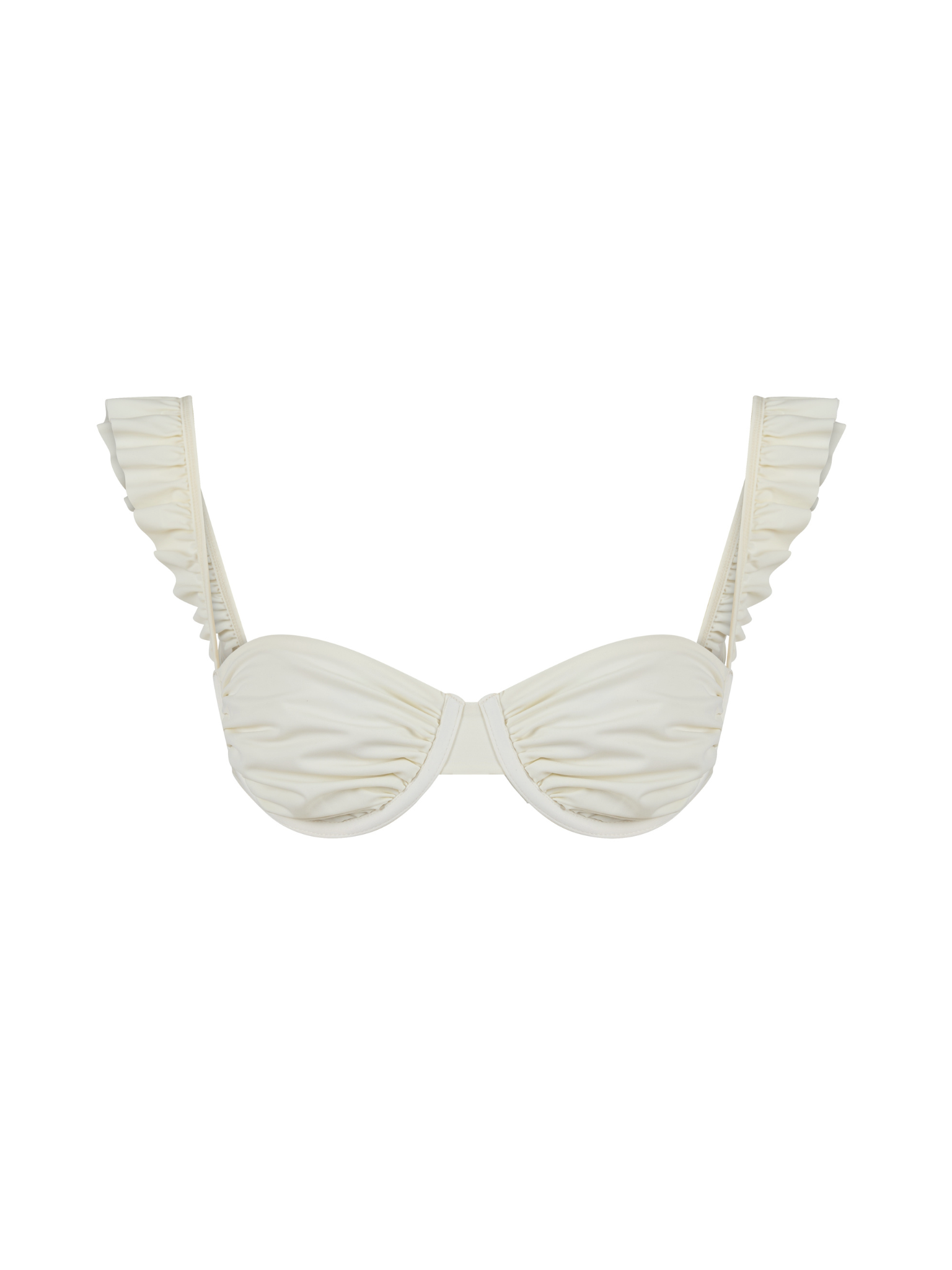 RUFFLED BALCONETTE BIKINI TOP
