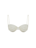 RUCHED BALCONETTE BIKNI TOP