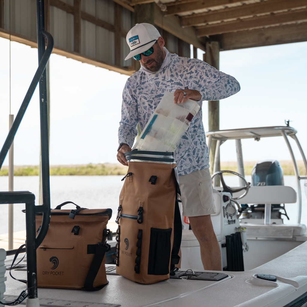[SHIPS 1st WEEK OF SEPTEMBER] Waterproof Floating Backpack Dry Bag - Coyote Brown