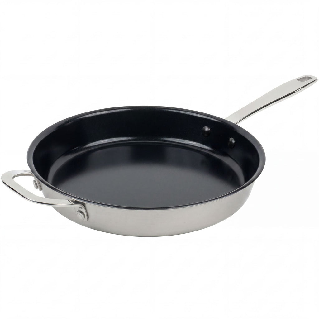 5-Ply Nonstick Stainless Frying Pan