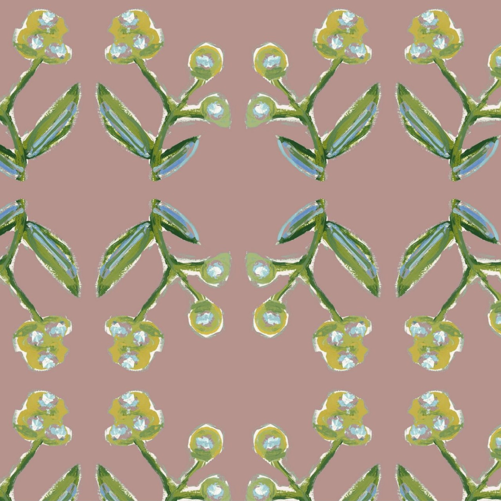 Antonia Wallpaper (Mauve)