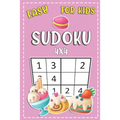 Easy Sudoku For Kids 4x4: Fun And Challenging Activity Puzzle Book For Kids Ages 6-8 - Paperback