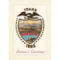 Vintage Lined Notebook Season's Greetings, State Seal - Paperback