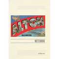 Vintage Lined Notebook Greetings from Alton, Illinois - Paperback