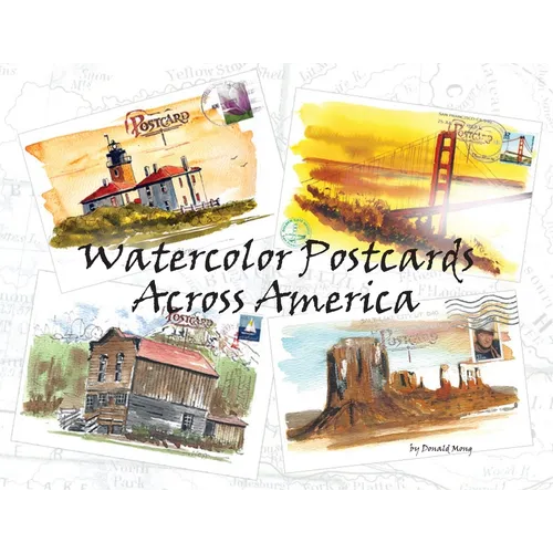 Watercolor Postcards Across America - Paperback