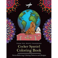 Cocker Spaniel Coloring Book: Fun Cocker Spaniel Coloring Book for Adults and Kids 10+ - Paperback