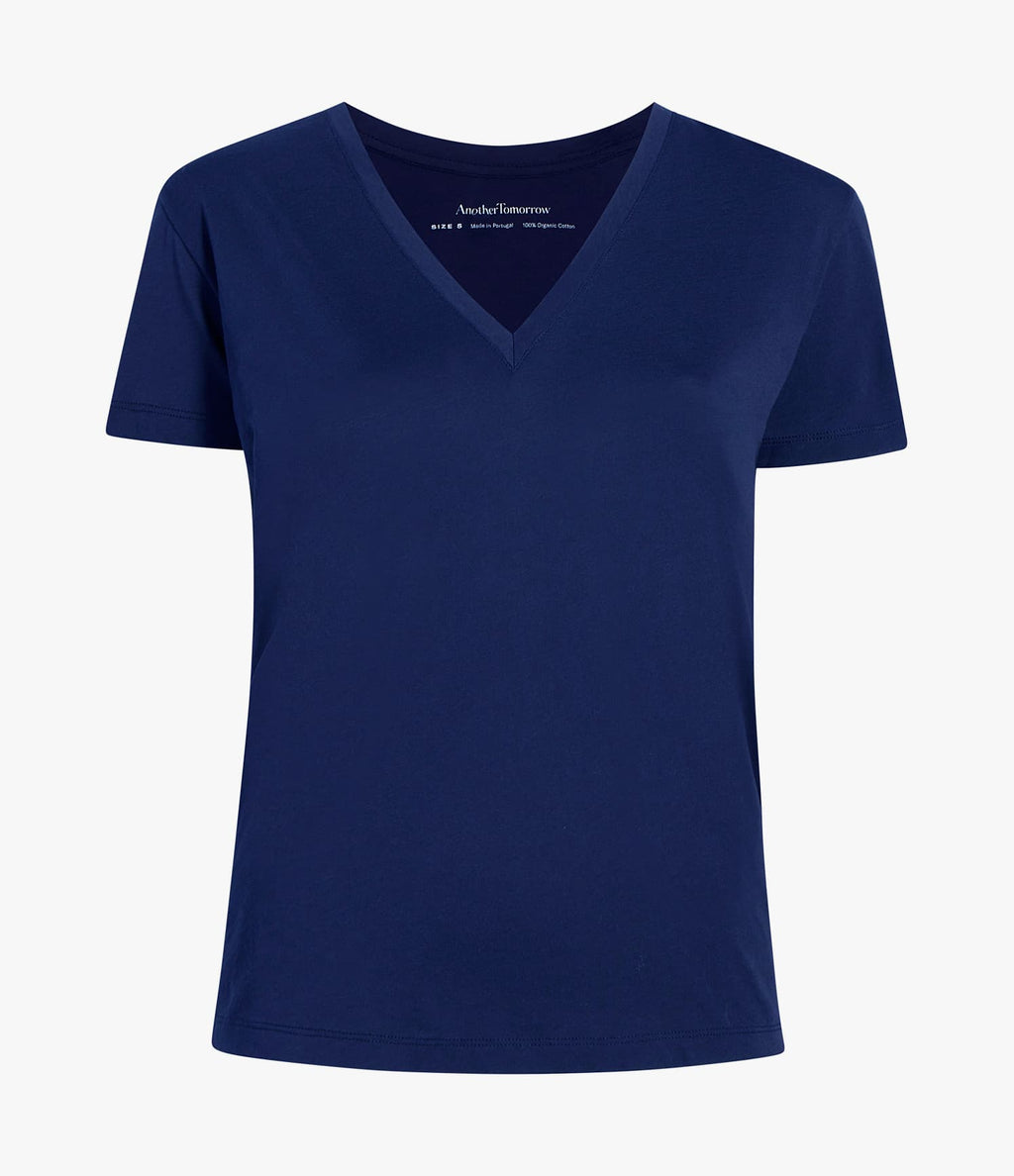 V-Neck Tee | Navy