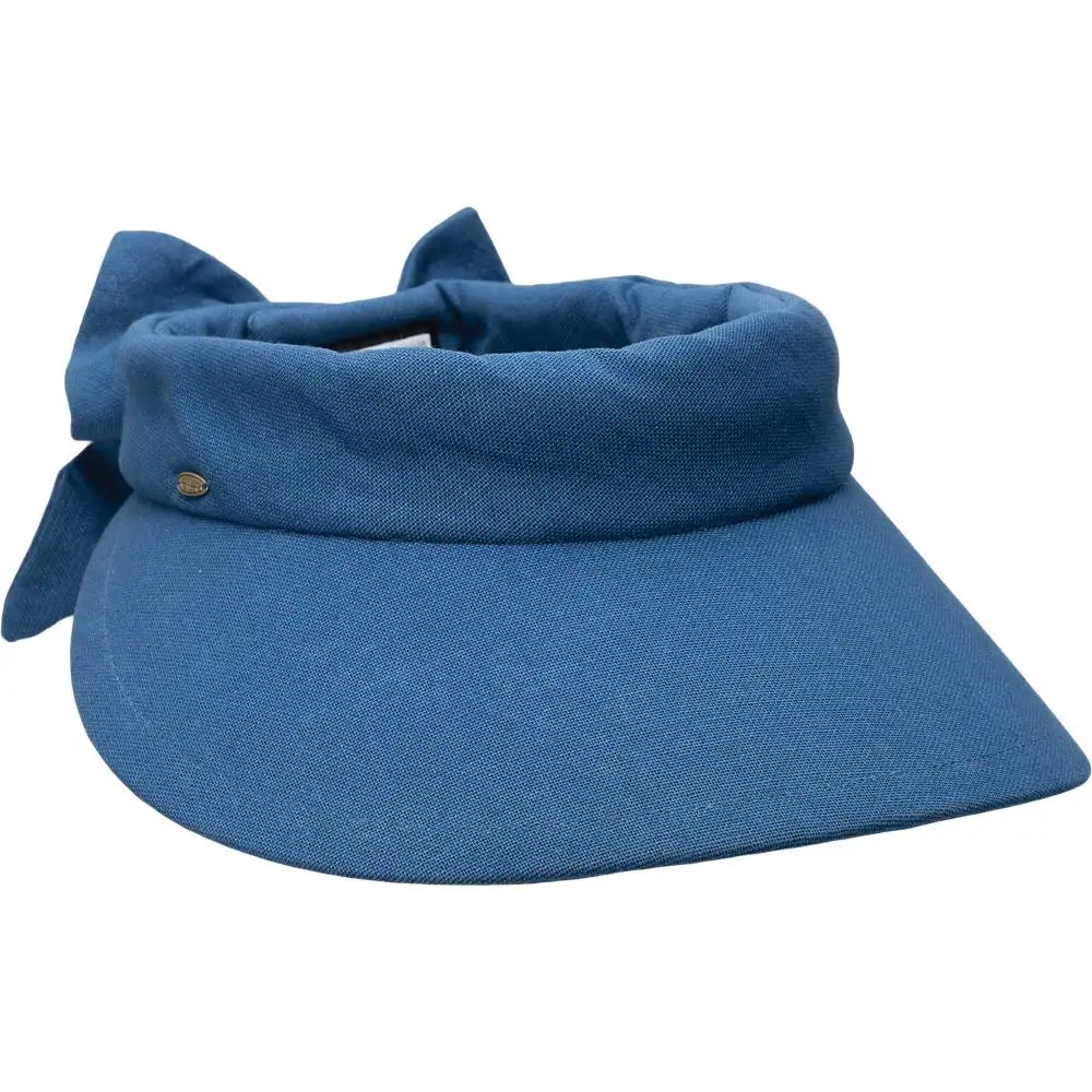 Scala Cotton Bow Visor - Womens Visor