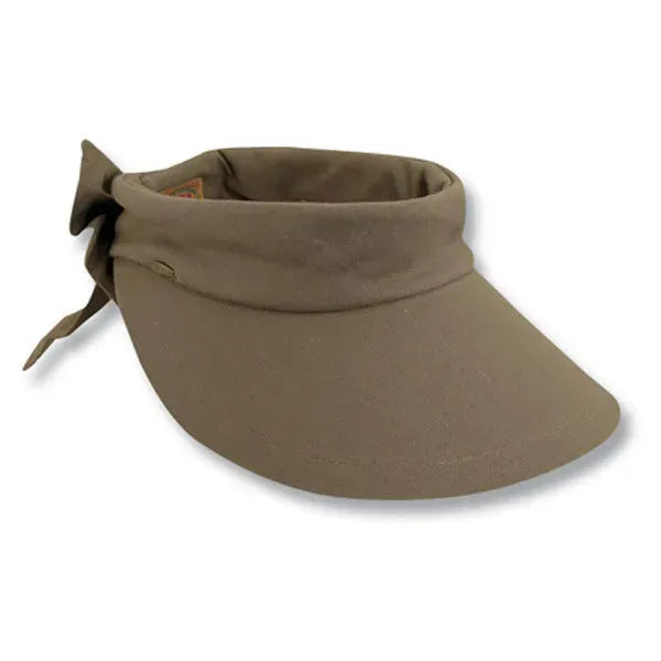 Scala Cotton Bow Visor - Womens Visor