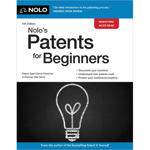 Nolo's Patents for Beginners - Paperback