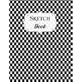 Sketch Book: Checkered Sketchbook Scetchpad for Drawing or Doodling Notebook Pad for Creative Artists Black White - Paperback