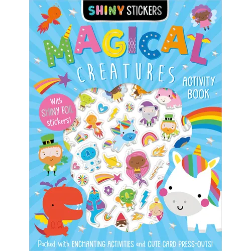 Shiny Stickers Magical Creatures - Paperback
